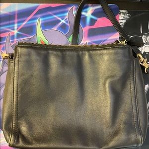 Lo & Sons Black Leather Purse - The Pearl